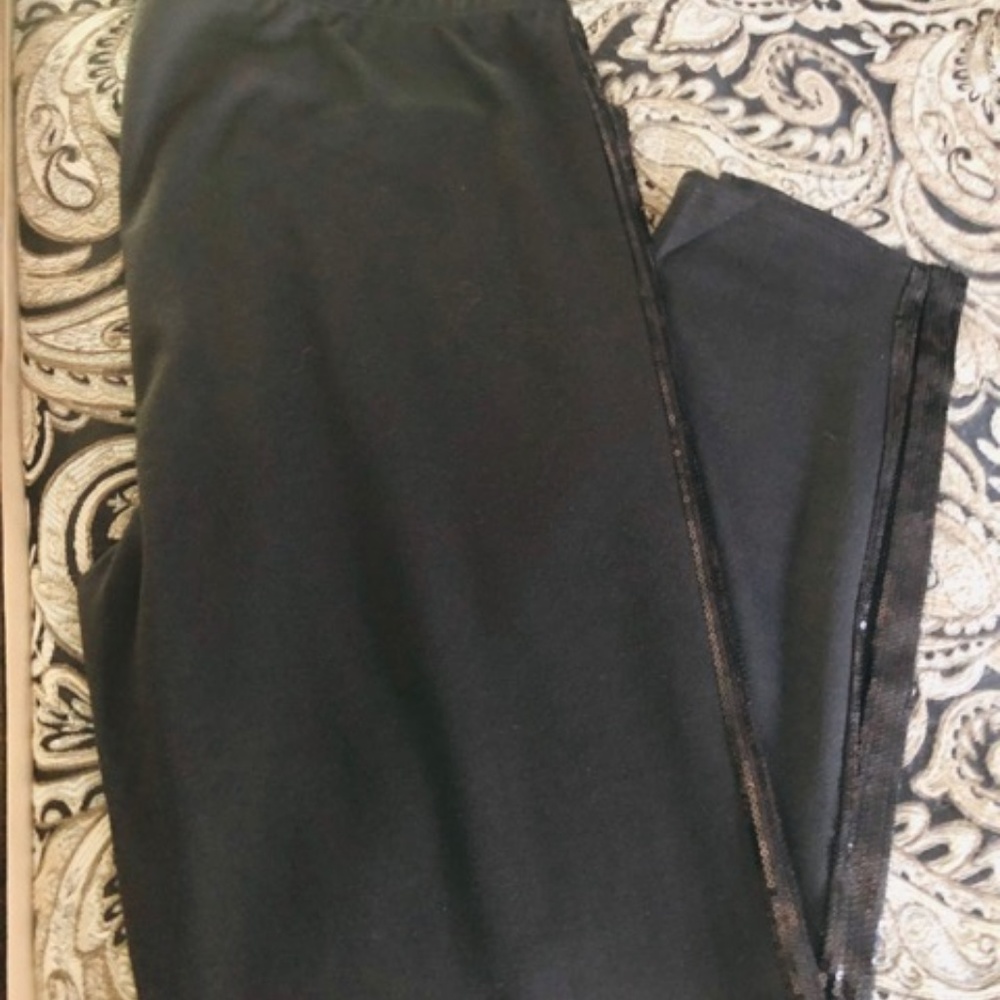 Cozy Chic by Jamie Gries Sequin Stripe Leggings